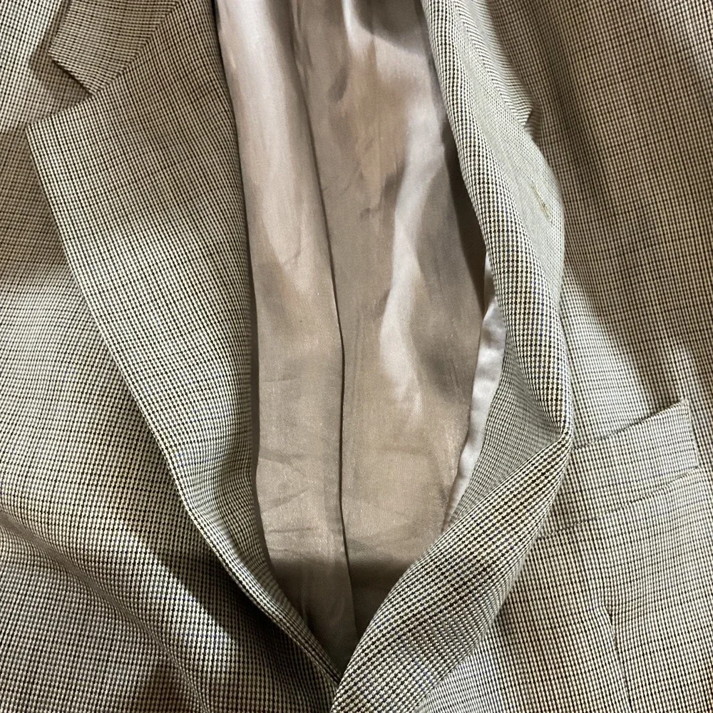 Lauren Ralph Lauren Men's 46R Tan Sport Coat Blazer Wool Silk USA Made